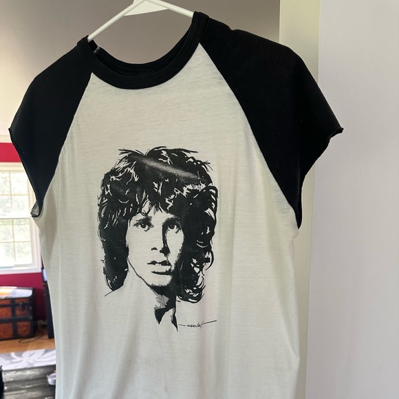 Vintage 1970s Jim Morrison The Doors cut off Raglan - Picture 6 of 12